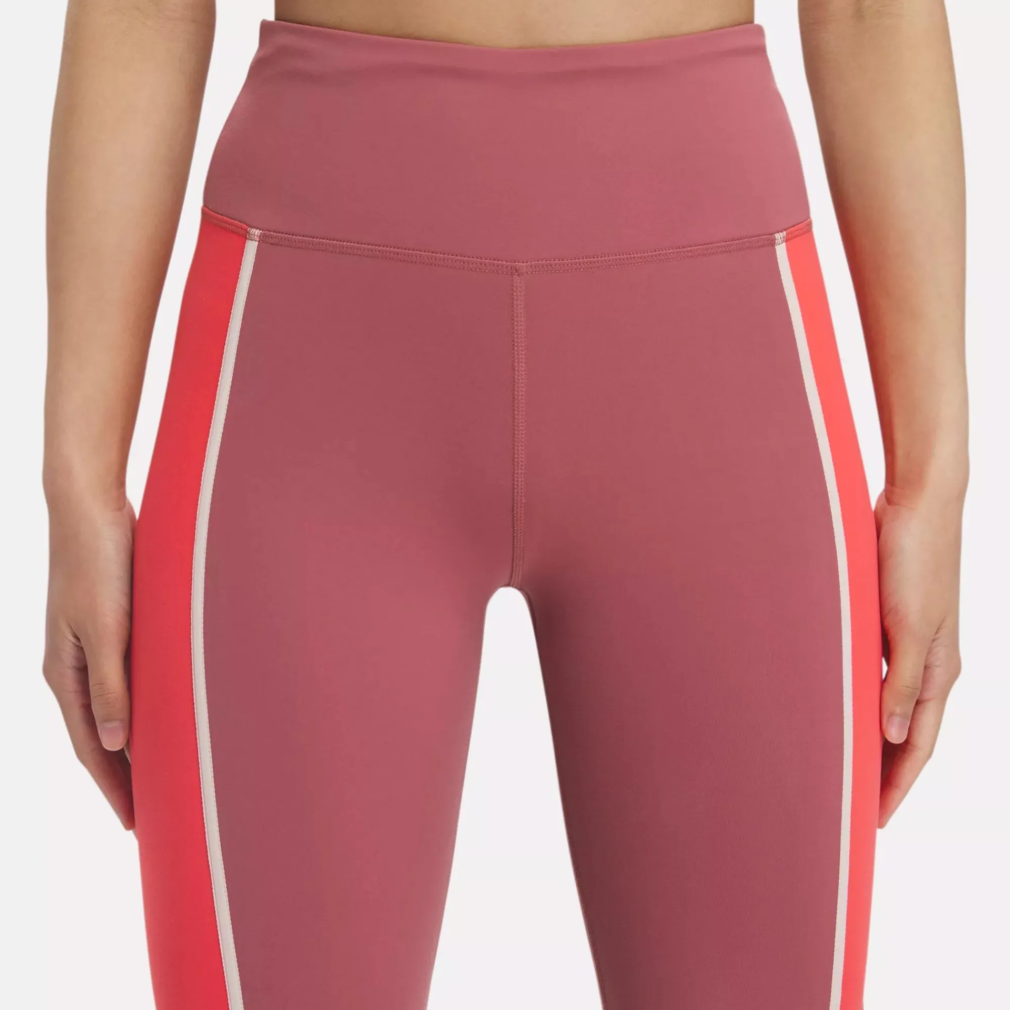 Yoga|Reebok Yoga Lux High-Rise Colorblock Leggings