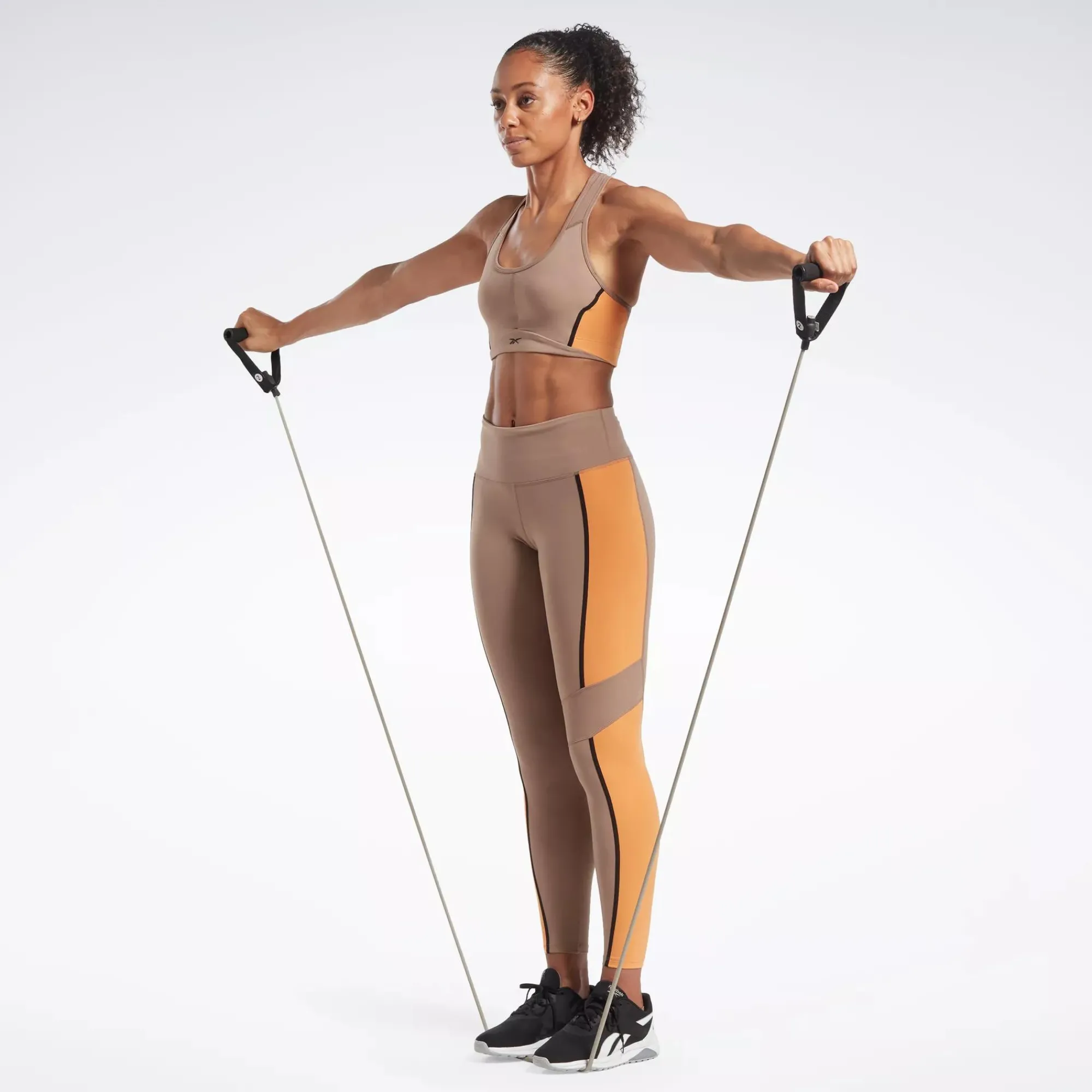 Leggings & Tights|Reebok Leggings & Tights Lux High-Rise Colorblock Leggings