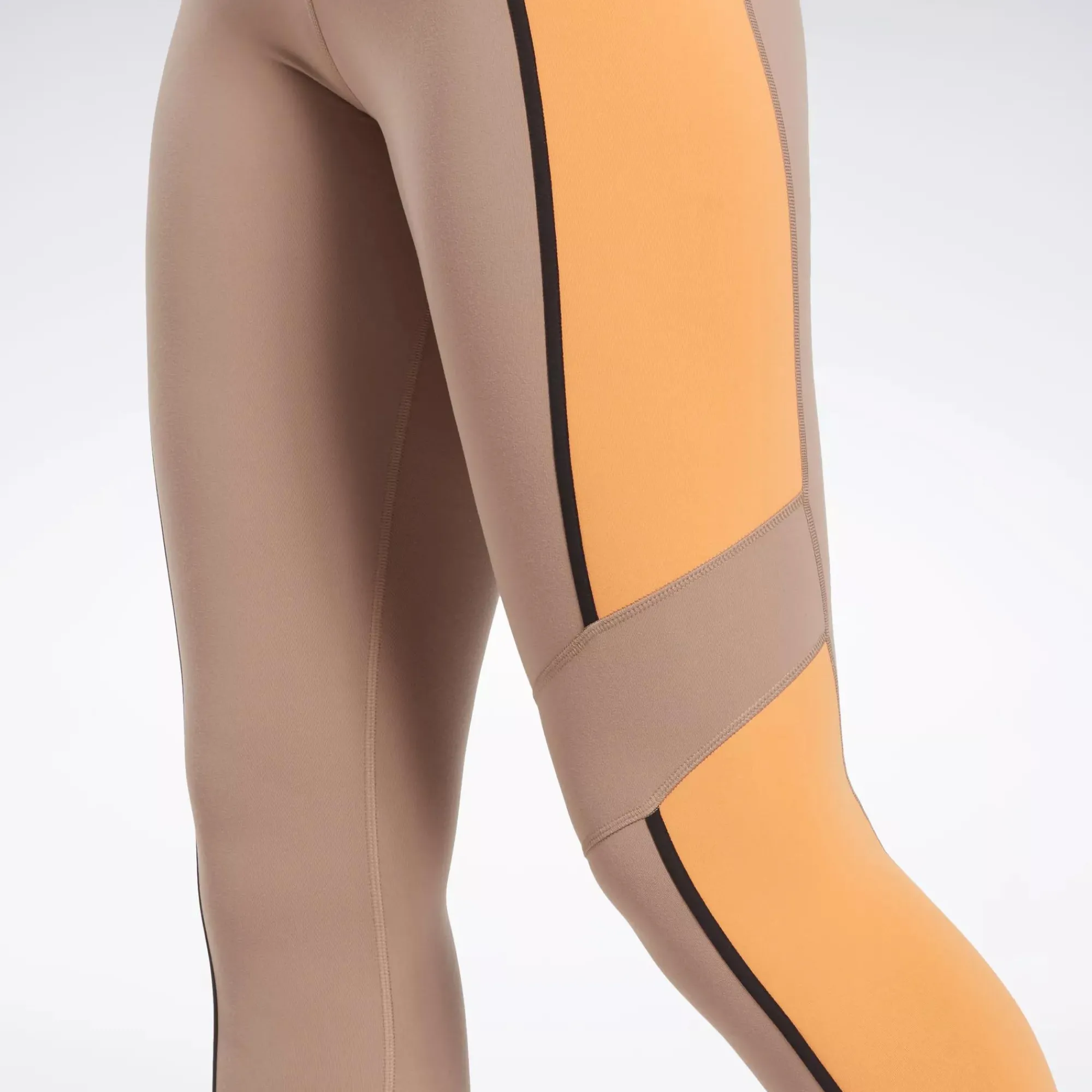 Leggings & Tights|Reebok Leggings & Tights Lux High-Rise Colorblock Leggings