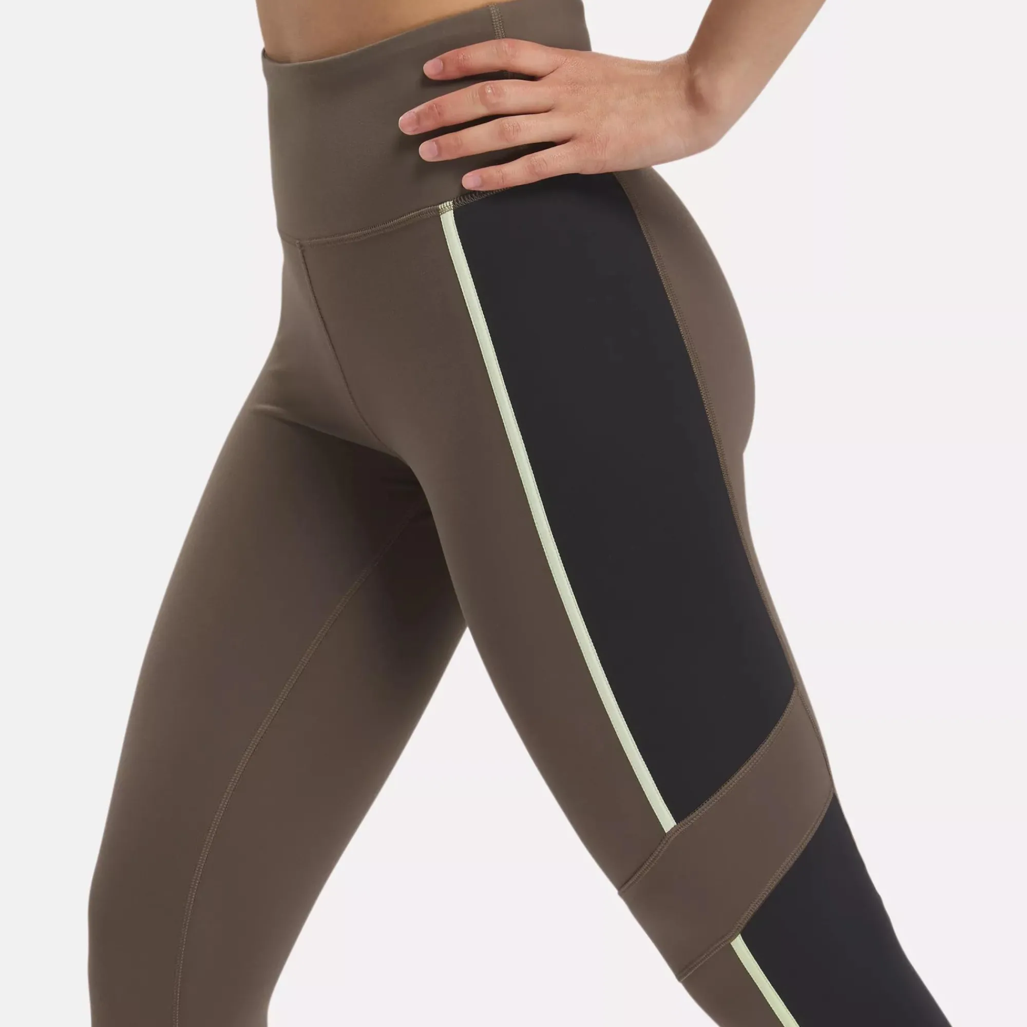 Yoga|Reebok Yoga Lux High-Rise Colorblock Leggings