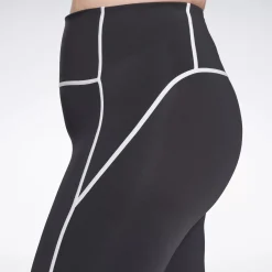 Leggings & Tights|Reebok Leggings & Tights Lux High-Rise Colorblock Leggings (Plus Size)