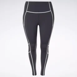 Leggings & Tights|Reebok Leggings & Tights Lux High-Rise Colorblock Leggings (Plus Size)