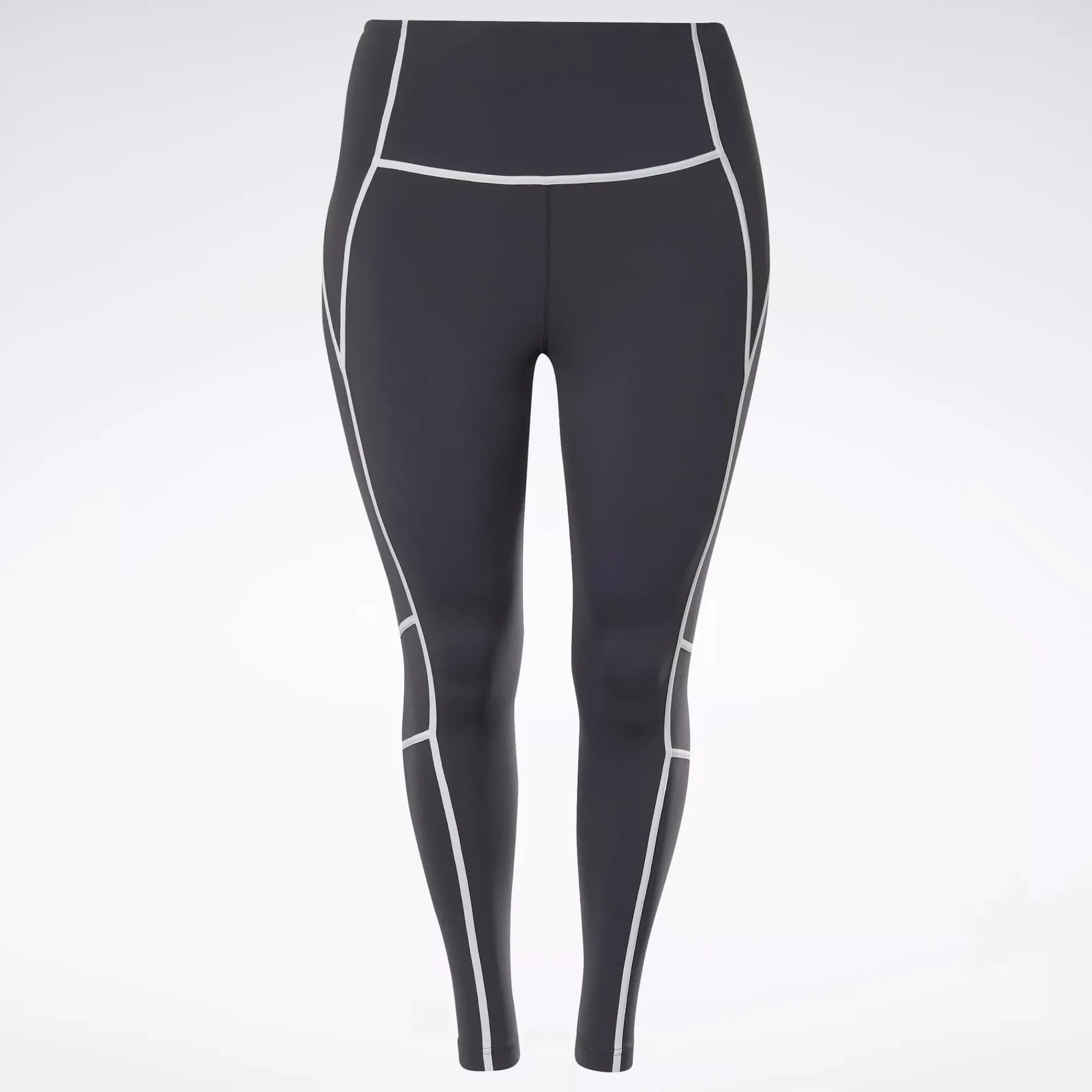 Leggings & Tights|Reebok Leggings & Tights Lux High-Rise Colorblock Leggings (Plus Size)