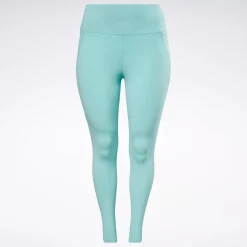 Leggings & Tights|Reebok Leggings & Tights Lux High-Rise Leggings (Plus Size)