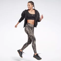 Leggings & Tights|Reebok Leggings & Tights Lux Jacquard Leggings