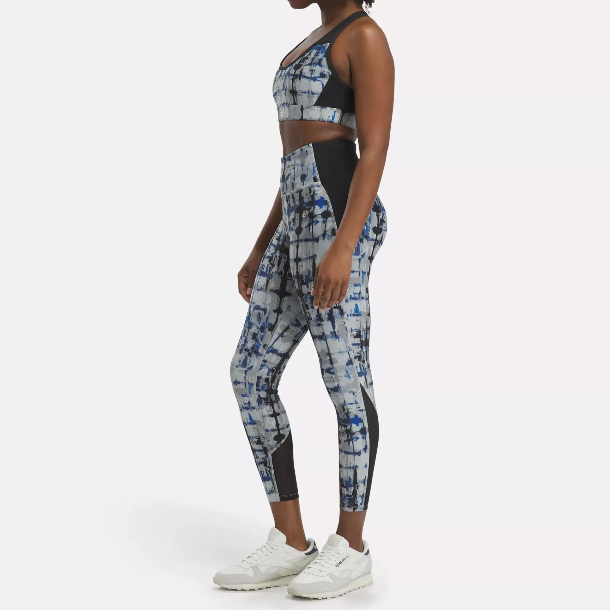 Yoga|Reebok Yoga Lux Perform High-Rise Printed Leggings