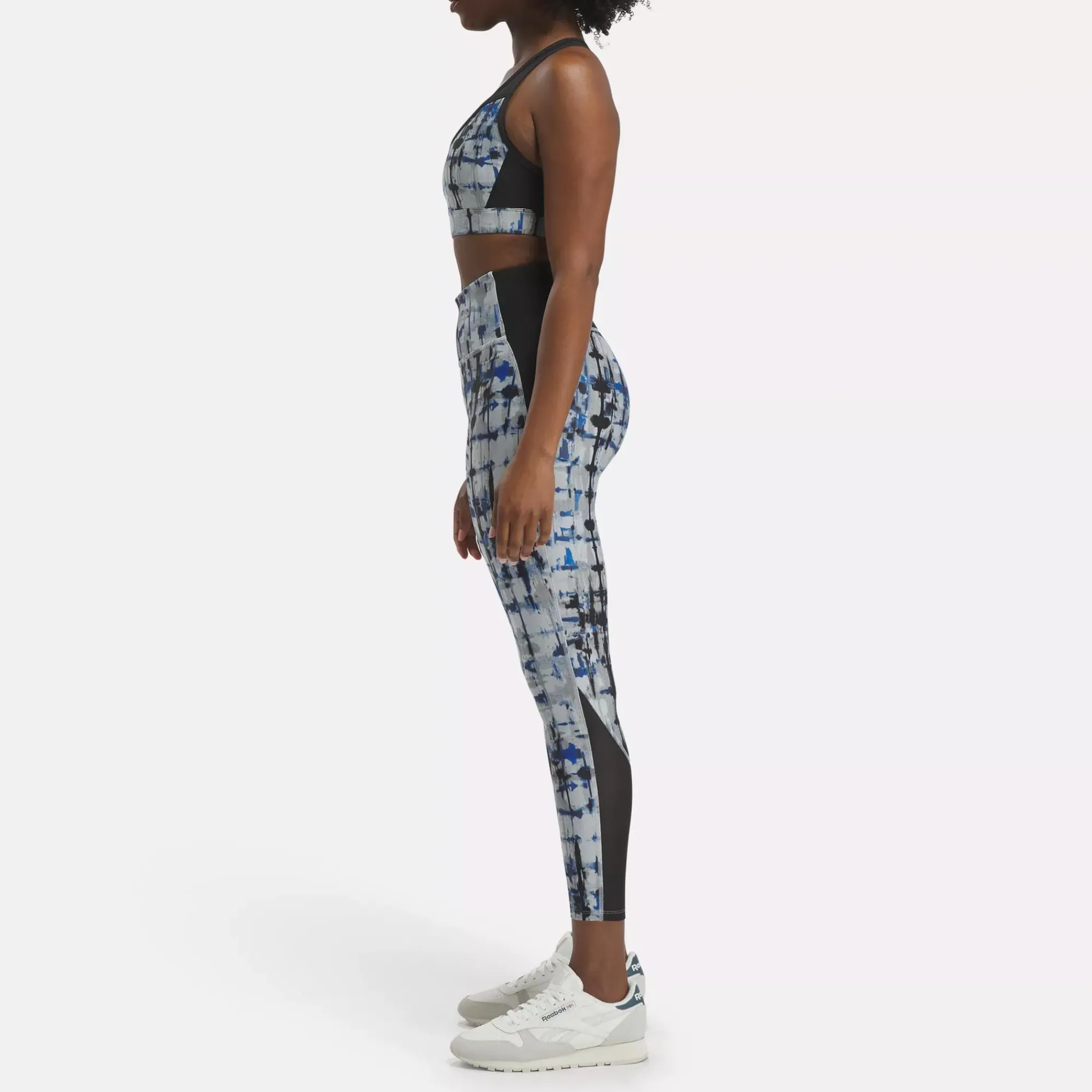 Yoga|Reebok Yoga Lux Perform Printed Racer Bra