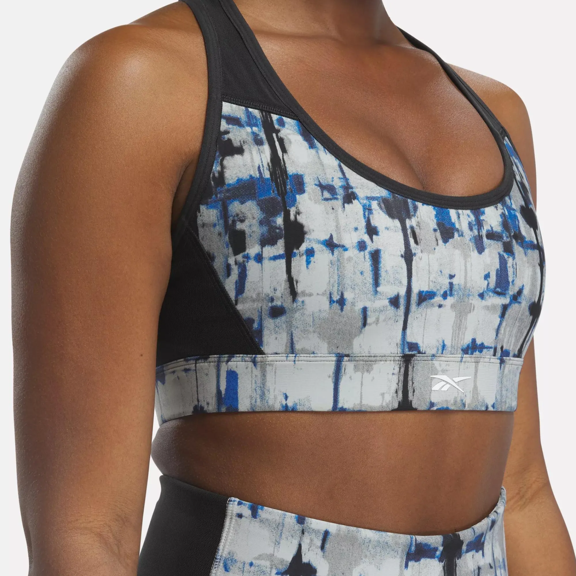 Yoga|Reebok Yoga Lux Perform Printed Racer Bra
