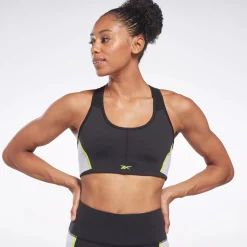 Sports Bras|Reebok Sports Bras Lux Racer Padded Colorblock Bra