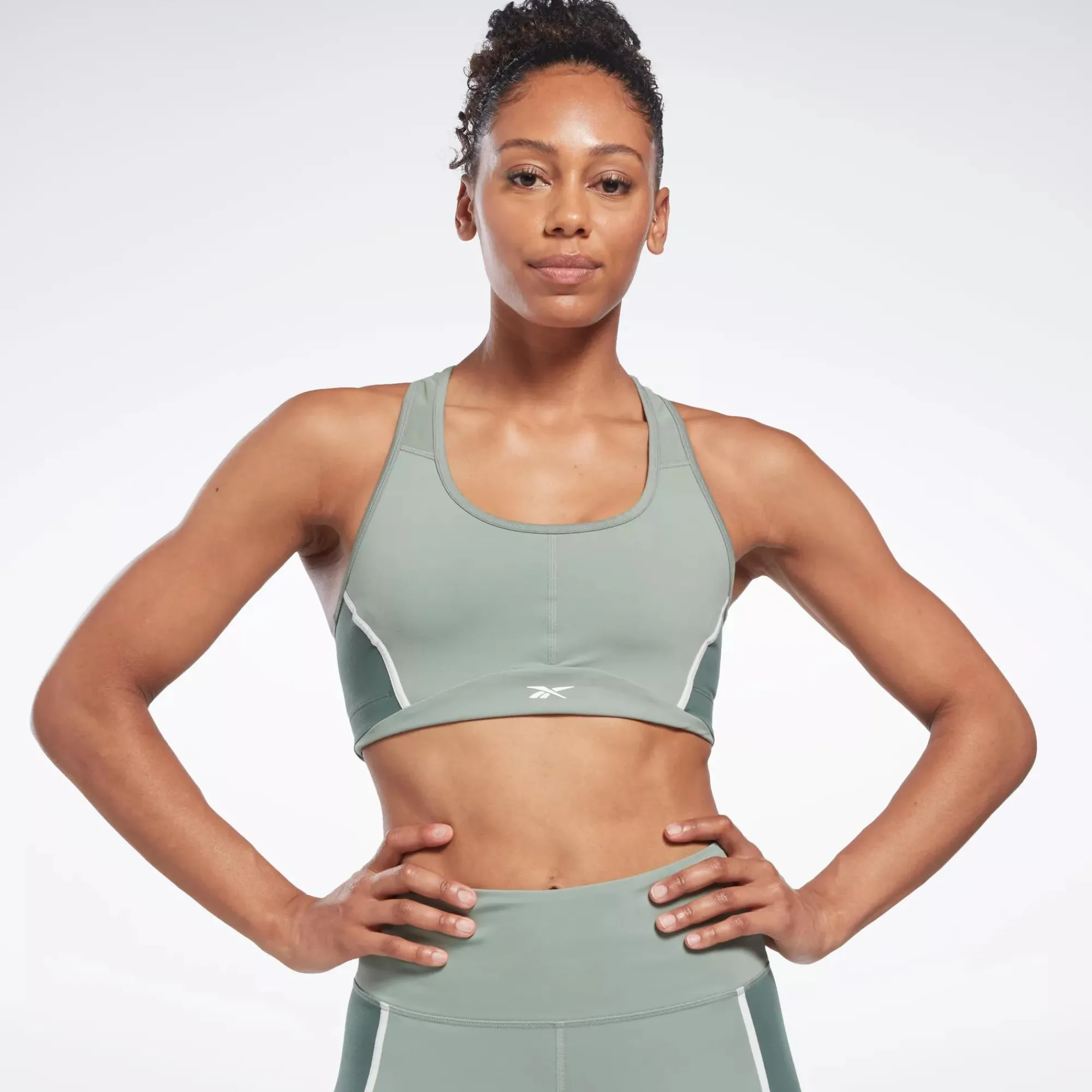 Sports Bras|Reebok Sports Bras Lux Racer Padded Colorblock Bra