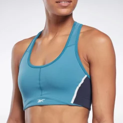 Sports Bras|Reebok Sports Bras Lux Racer Padded Colorblock Bra