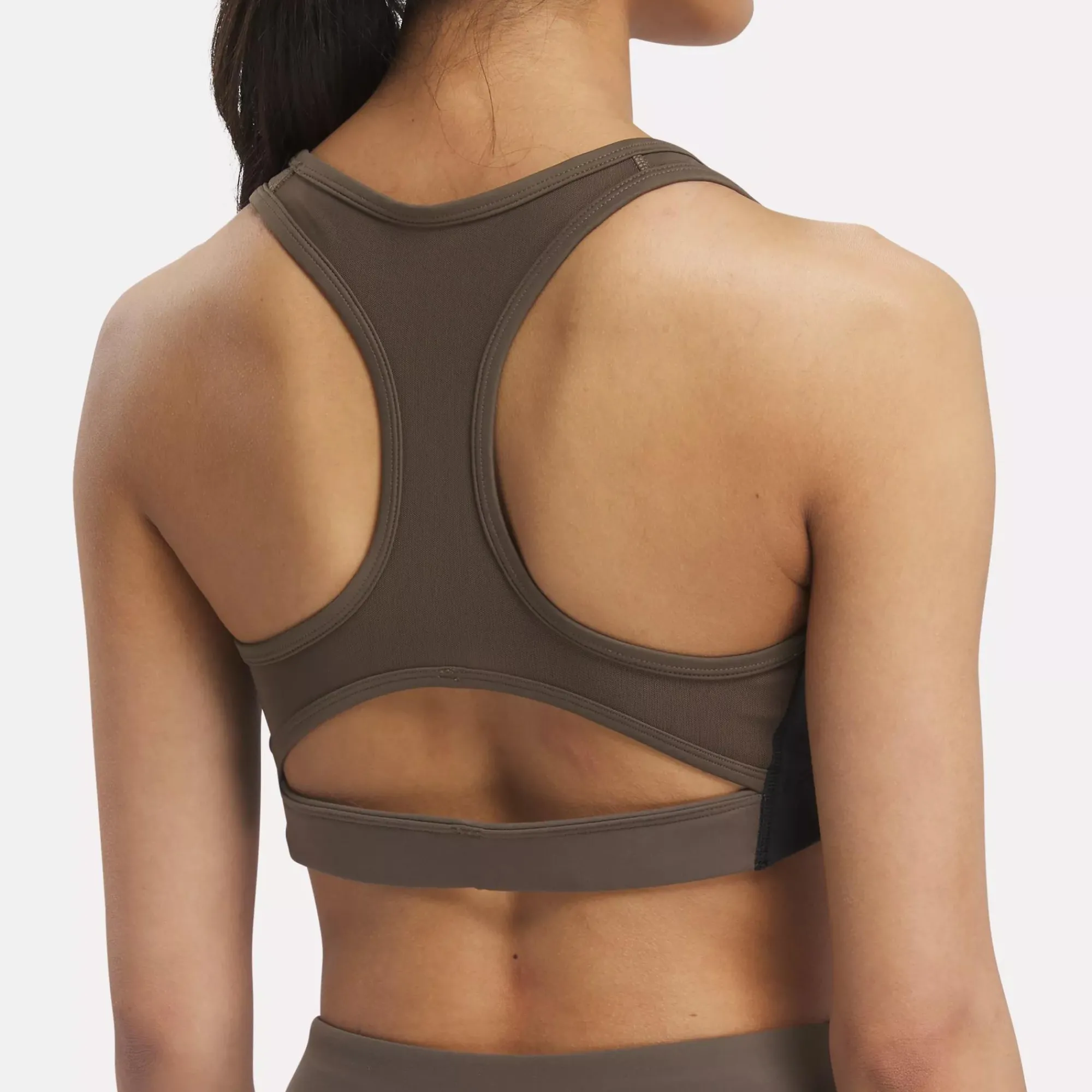 Yoga|Reebok Yoga Lux Racer Padded Colorblock Bra