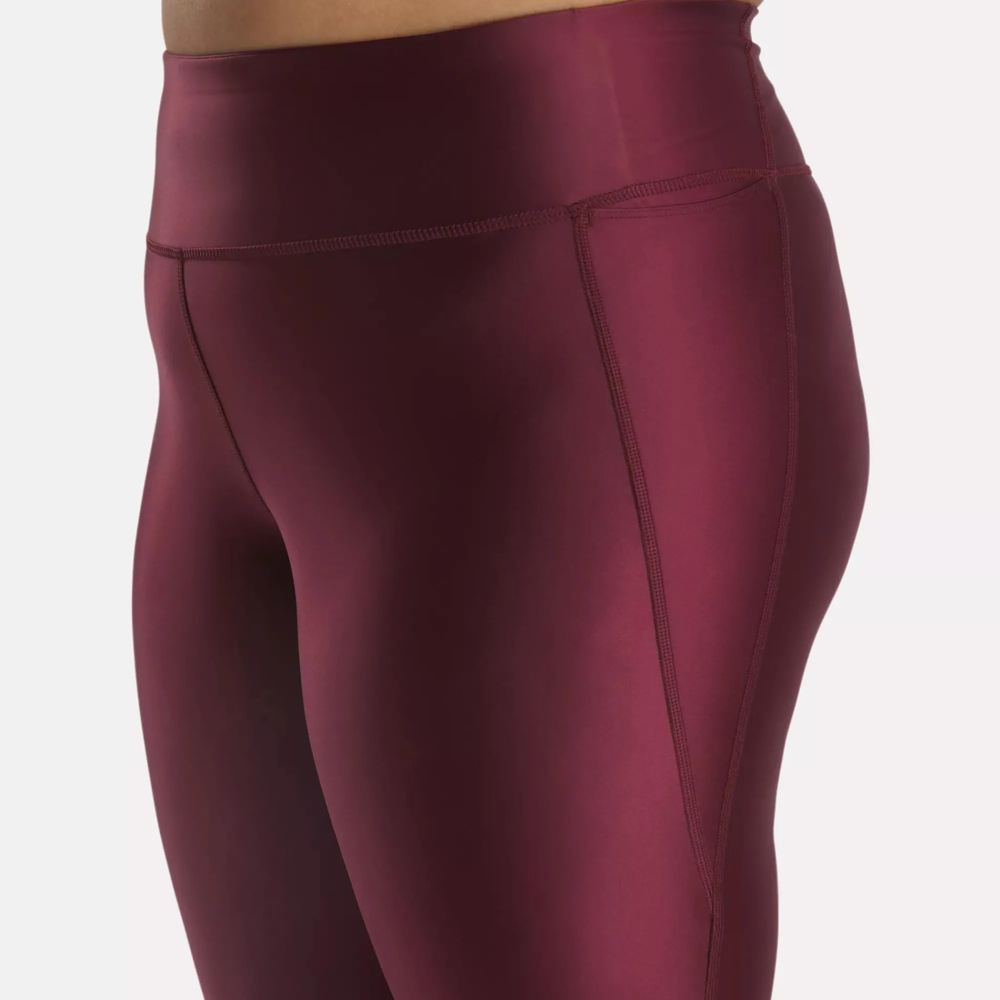 Leggings & Tights|Reebok Leggings & Tights Lux Shine High-Rise Leggings (Plus Size)