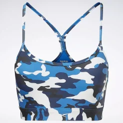Sports Bras|Reebok Sports Bras Lux Skinny Strap Camo Print Sports Bra