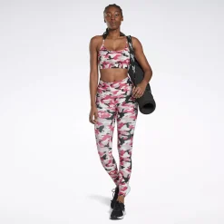 Sports Bras|Reebok Sports Bras Lux Skinny Strap Camo Print Sports Bra
