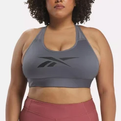 Yoga|Reebok Yoga Lux Vector Racer Sports Bra (Plus Size)
