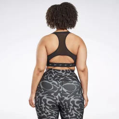 Yoga|Reebok Yoga Lux Vector Racer Sports Bra (Plus Size)