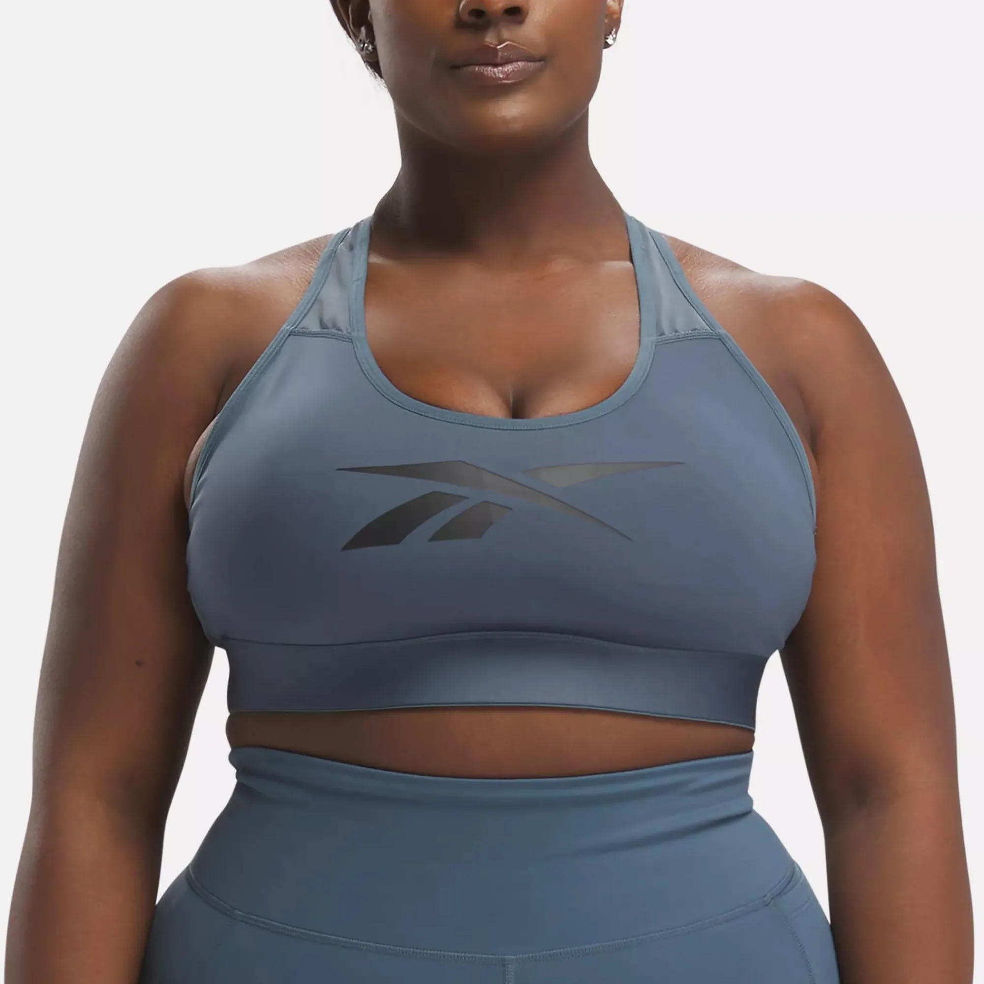 Sports Bras|Reebok Sports Bras Lux Vector Racer Sports Bra (Plus Size)