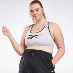 Sports Bras|Reebok Sports Bras Lux Vector Racer Sports Bra (Plus Size)