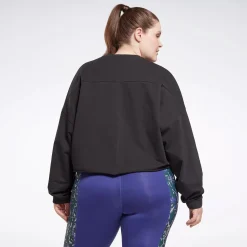 Hoodies & Sweatshirts|Reebok Hoodies & Sweatshirts Modern Safari Coverup (Plus Size)