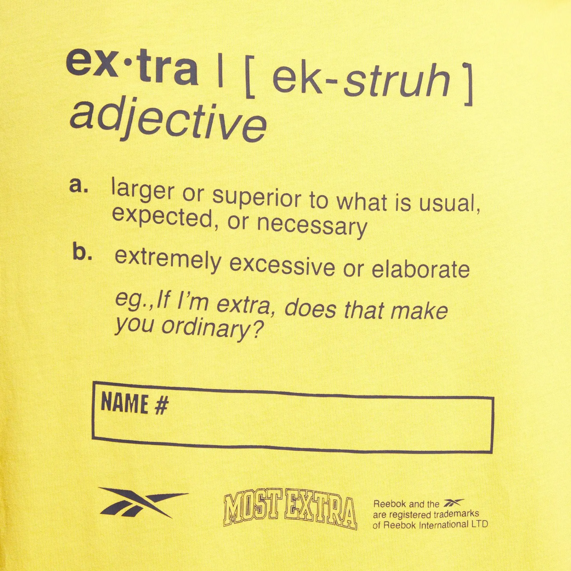 Tops & T-Shirts|Reebok Tops & T-Shirts Most Extra Tee