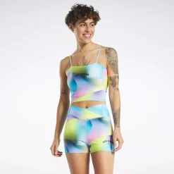 Tops & T-Shirts|Reebok Tops & T-Shirts Pride Allover Print Bra Top