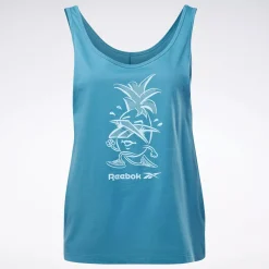 Tank Tops|Reebok Tank Tops Quirky Tee