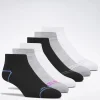 Socks|Reebok Socks Basic Quarter Socks 6 Pairs