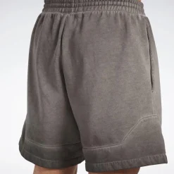 Shorts|Reebok Shorts Basketball Court Top Bi-Dye Fleece Shorts