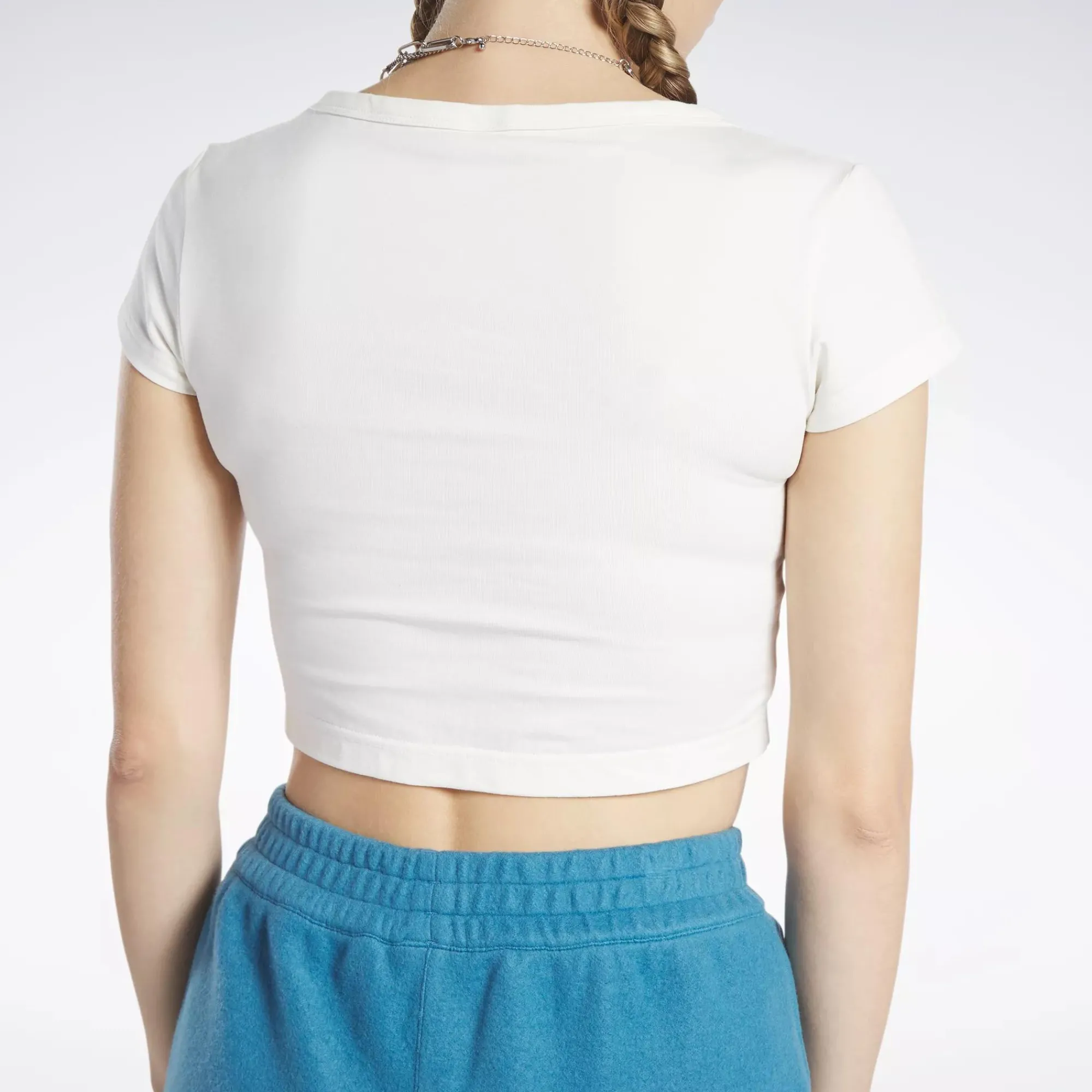 Tops & T-Shirts|Reebok Tops & T-Shirts Classics Cropped Jersey T-Shirt