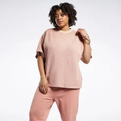 Tops & T-Shirts|Reebok Tops & T-Shirts Classics Natural Dye Waffle T-Shirt (Plus Size)