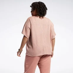 Tops & T-Shirts|Reebok Tops & T-Shirts Classics Natural Dye Waffle T-Shirt (Plus Size)