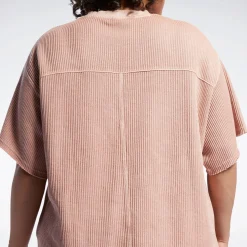 Tops & T-Shirts|Reebok Tops & T-Shirts Classics Natural Dye Waffle T-Shirt (Plus Size)