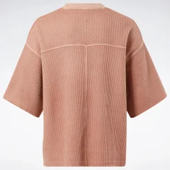 Tops & T-Shirts|Reebok Tops & T-Shirts Classics Natural Dye Waffle T-Shirt (Plus Size)