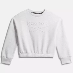 Big Kids' Clothing (Sizes 7-Xl)|Reebok Big Kids' Clothing (Sizes 7-Xl) Embossed Sweatshirt - Little Kids