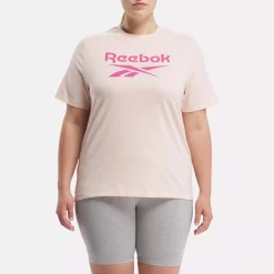 Tops & T-Shirts|Reebok Tops & T-Shirts Identity Big Logo T-Shirt (Plus Size)