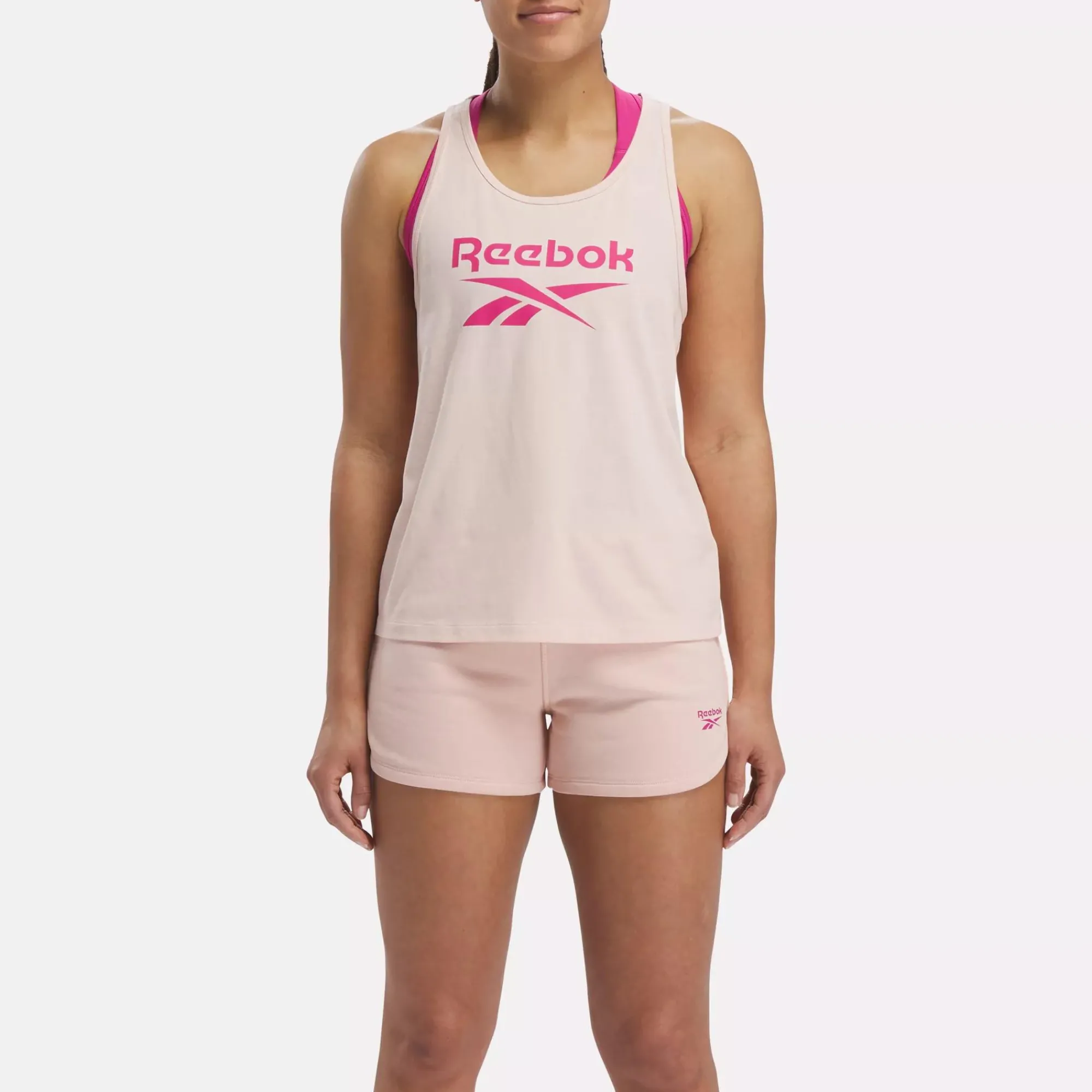 Tank Tops|Reebok Tank Tops Identity Big Logo Tank Top
