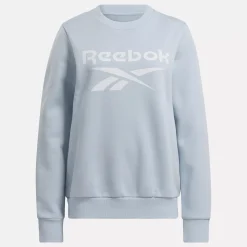 Loungewear|Reebok Loungewear Identity Big Logo Fleece Crew Sweatshirt