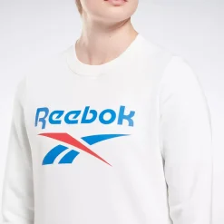 Hoodies & Sweatshirts|Reebok Hoodies & Sweatshirts Identity Big Logo Fleece Crew Sweatshirt