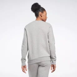 Loungewear|Reebok Loungewear Identity Big Logo Fleece Crew Sweatshirt