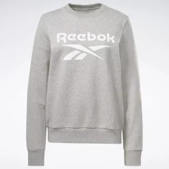 Loungewear|Reebok Loungewear Identity Big Logo Fleece Crew Sweatshirt