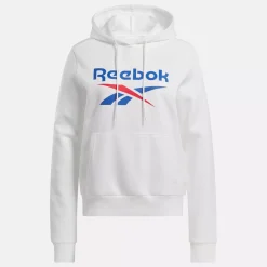 Loungewear|Reebok Loungewear Identity Big Logo Fleece Hoodie