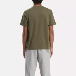 Tops & T-Shirts|Reebok Tops & T-Shirts Identity Big Stacked Logo T-Shirt