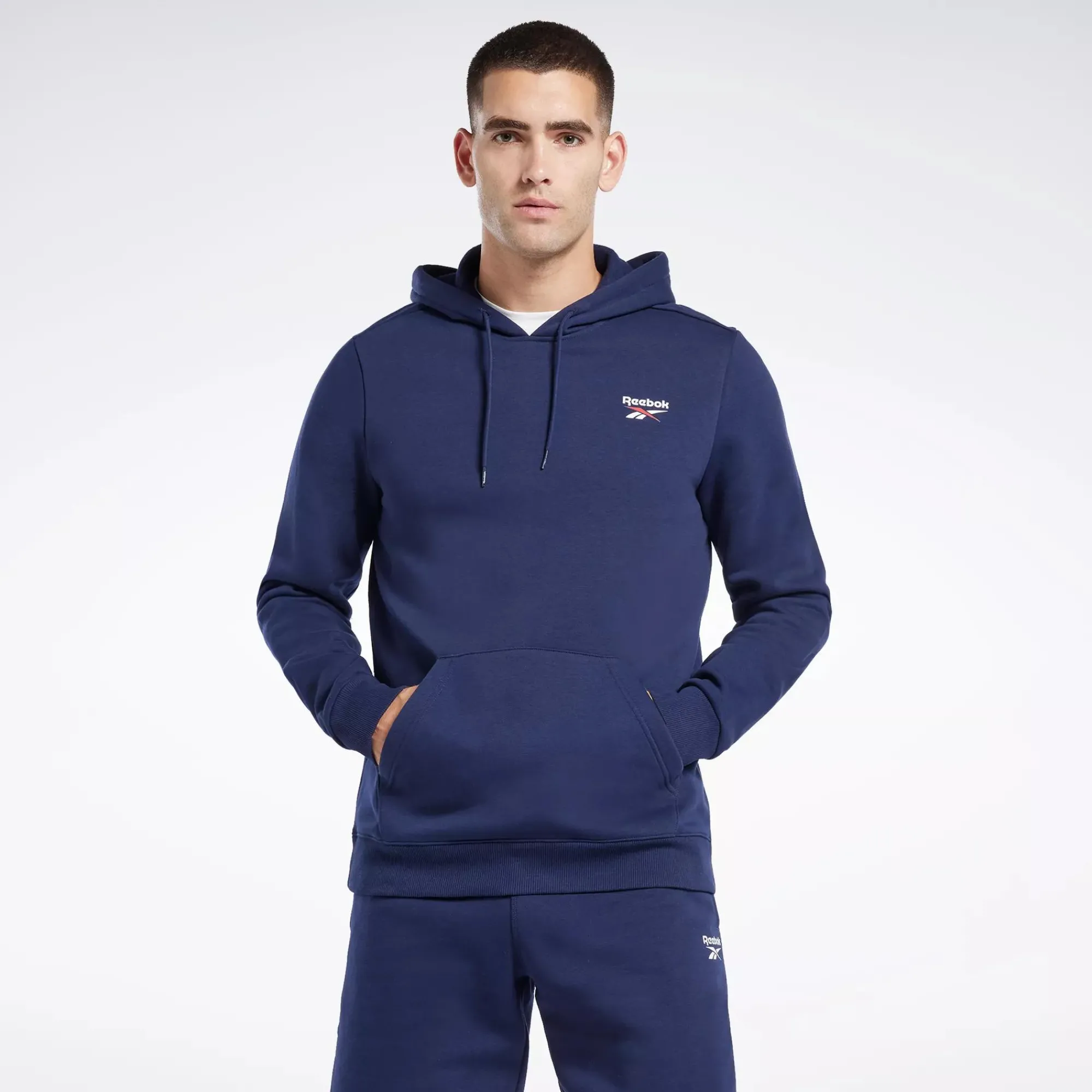 Hoodies & Sweatshirts|Reebok Hoodies & Sweatshirts Identity Fleece Over-The-Head Hoodie