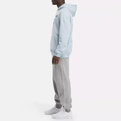 Hoodies & Sweatshirts|Reebok Hoodies & Sweatshirts Identity Fleece Stacked Logo Pullover Hoodie