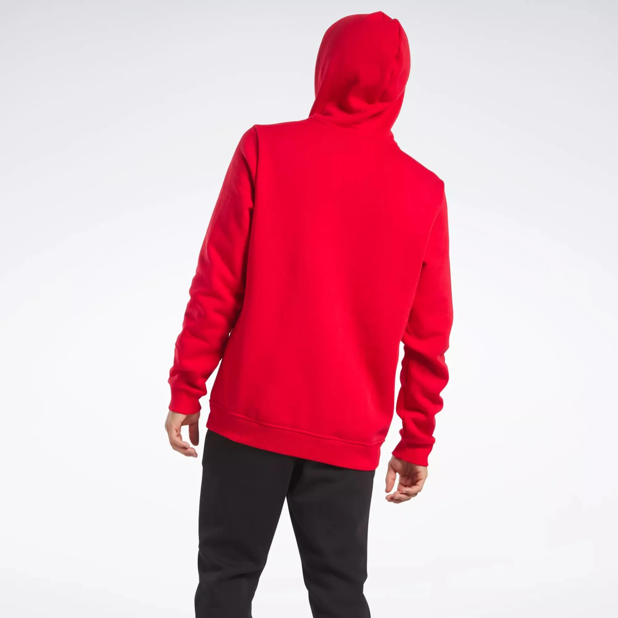 Hoodies & Sweatshirts|Reebok Hoodies & Sweatshirts Identity Fleece Stacked Logo Pullover Hoodie
