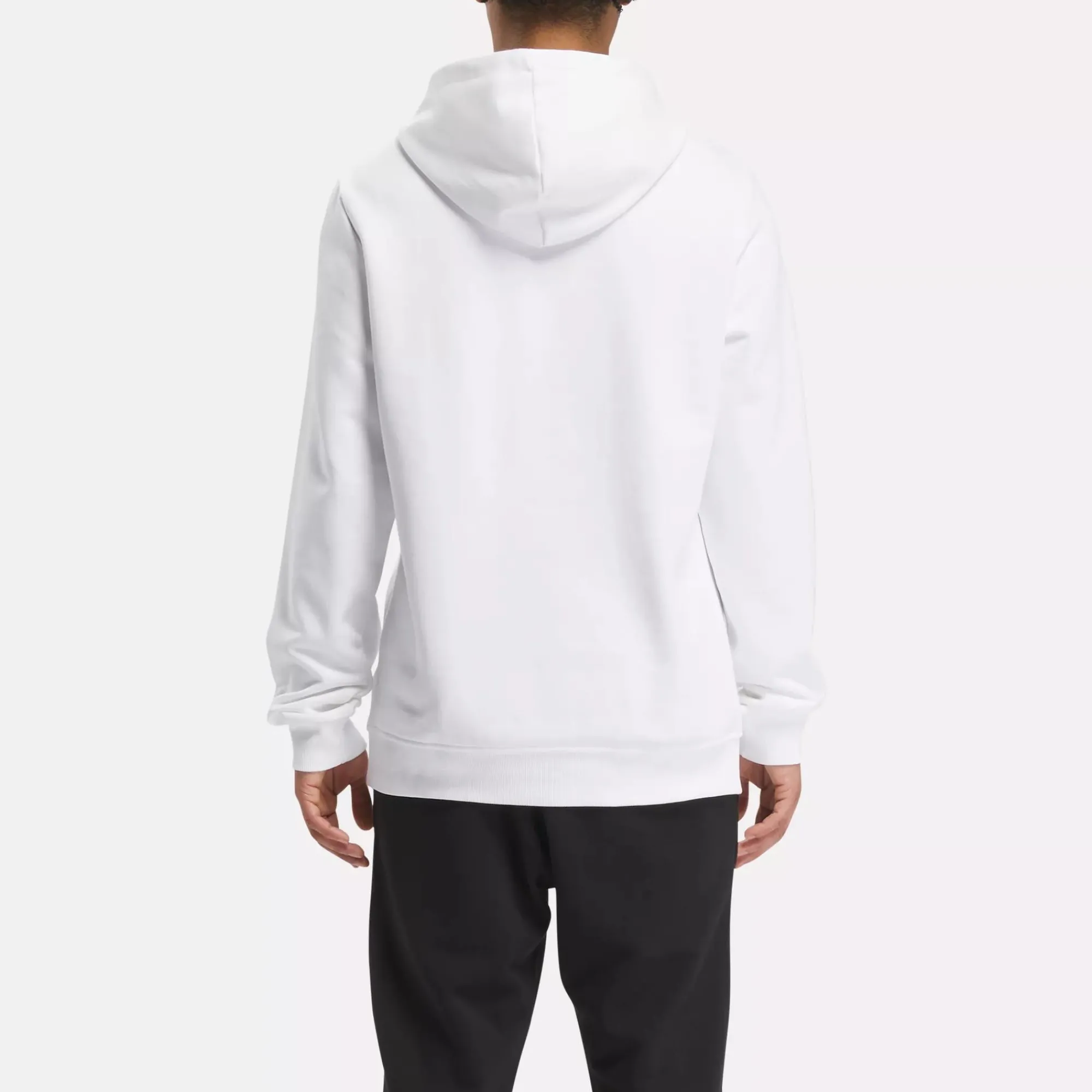 Hoodies & Sweatshirts|Reebok Hoodies & Sweatshirts Identity Fleece Stacked Logo Pullover Hoodie
