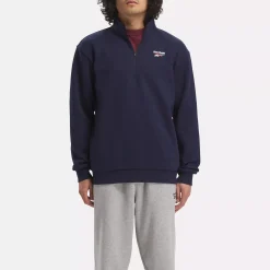 Hoodies & Sweatshirts|Reebok Hoodies & Sweatshirts Identity Left Chest Quarter-Zip Sweatshirt