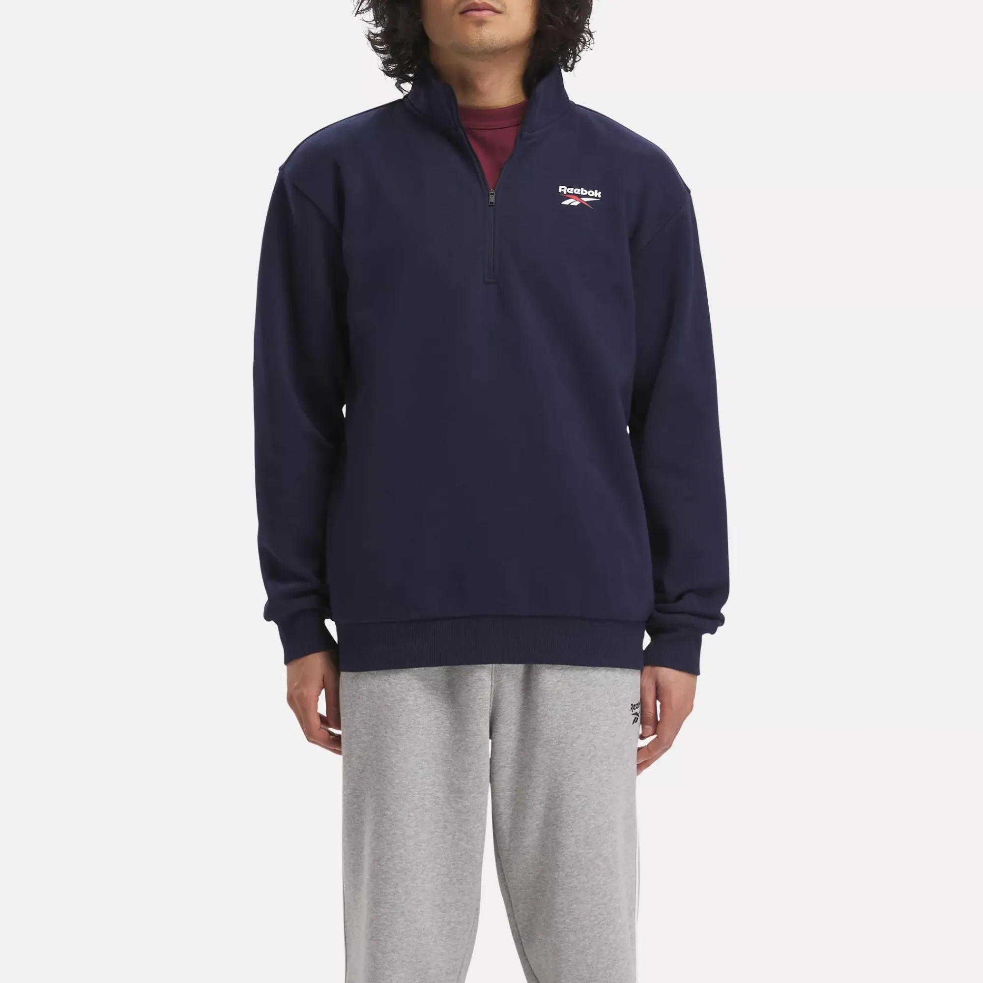Hoodies & Sweatshirts|Reebok Hoodies & Sweatshirts Identity Left Chest Quarter-Zip Sweatshirt