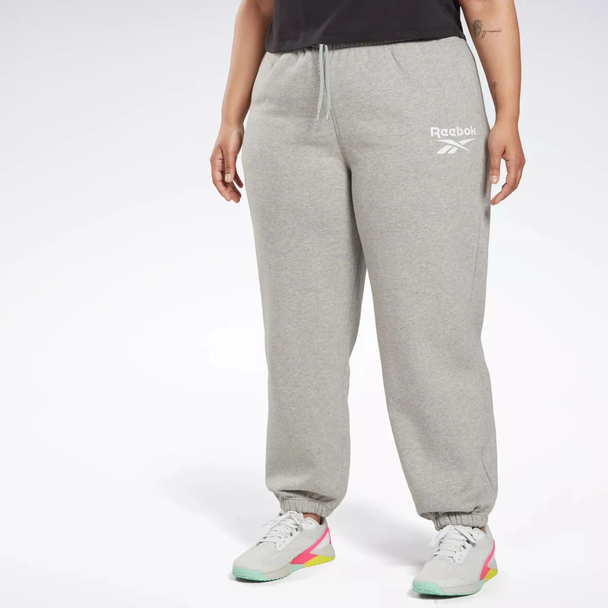 Pants & Sweatpants|Reebok Pants & Sweatpants Identity Logo Fleece Joggers (Plus Size)